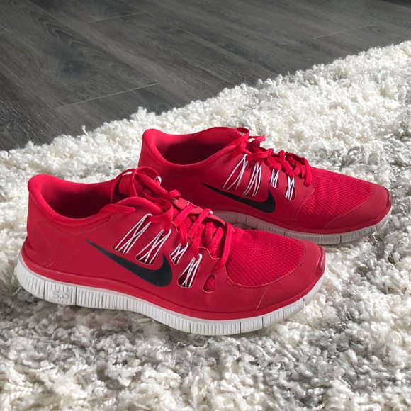 nike free 5.0 red
